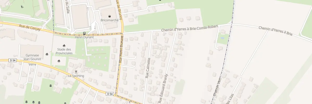 Plan du 9 Rue Calmette à Villecresnes