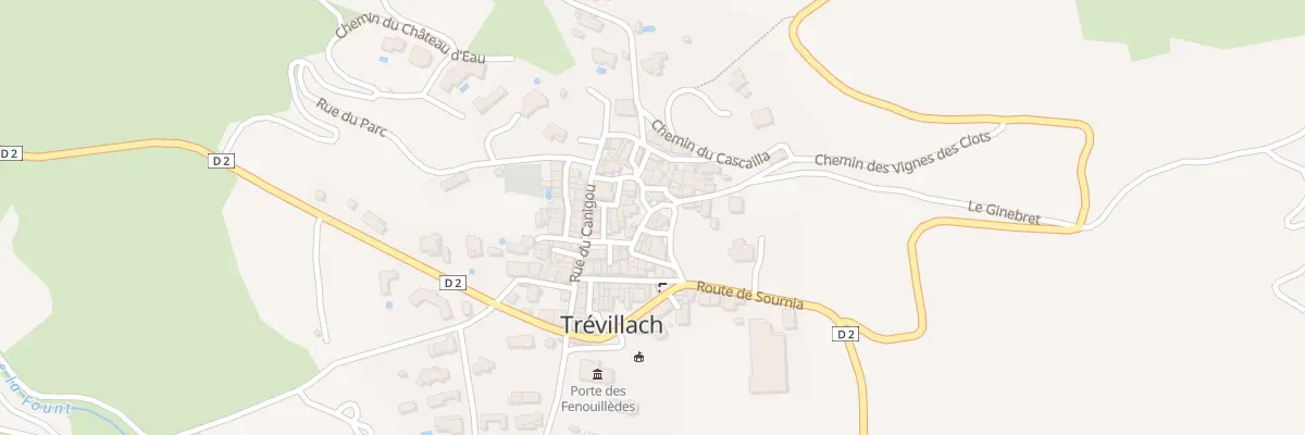 Plan du 4 Rue des Rosiers à Trévillach