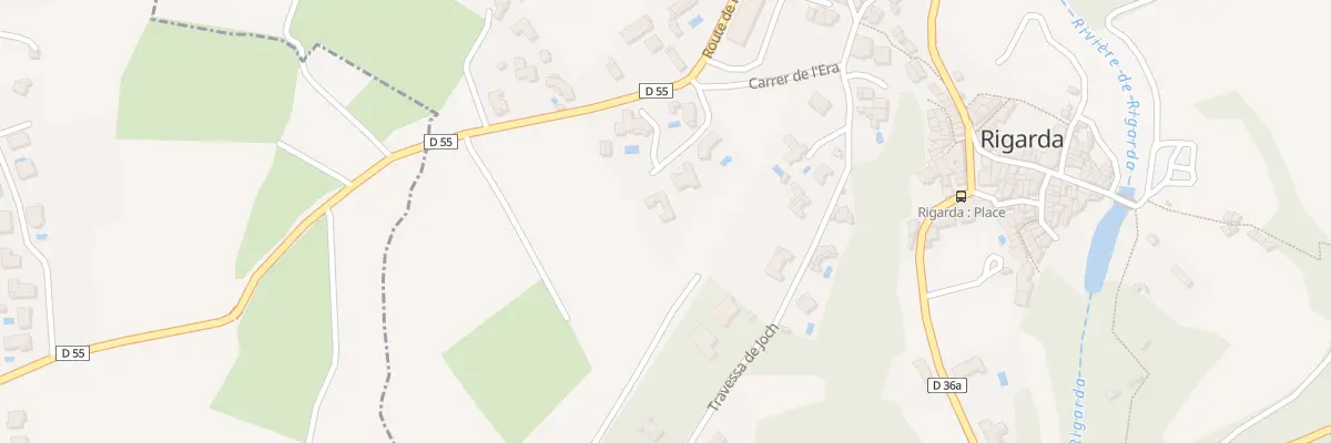 Plan du 9999 La Colomina à Rigarda