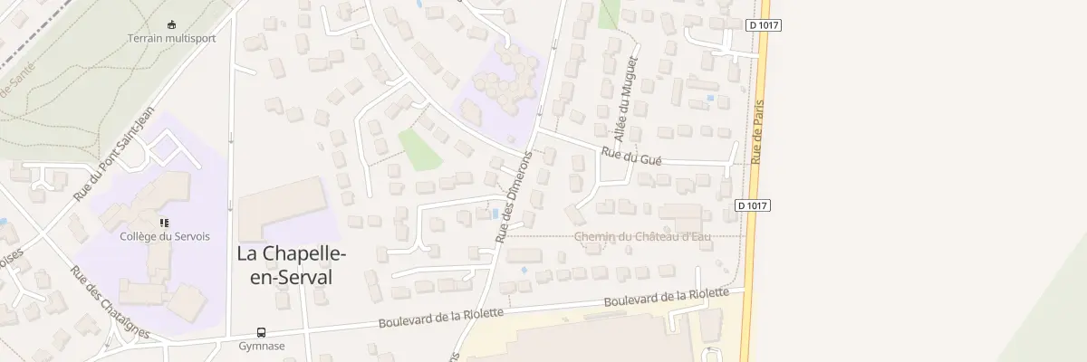 Plan du 256 Rue des Dimerons à La Chapelle-en-Serval