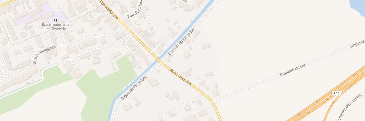 Plan du 2 Rue Nationale Les Moeres à Ghyvelde