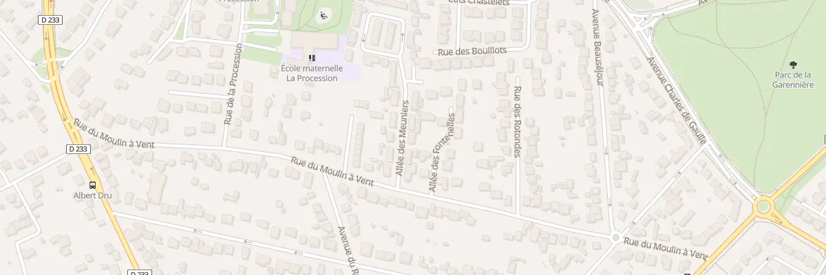 Plan du 9 All des Meuniers à Sucy-en-Brie