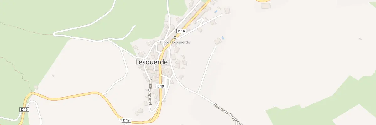 Plan du 6 Rue de la Chapelle à Lesquerde