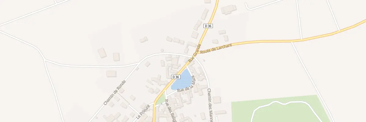 Plan du 8 Rue Grande à Amponville