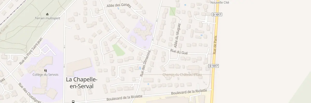 Plan du 282 Rue des Dimerons à La Chapelle-en-Serval
