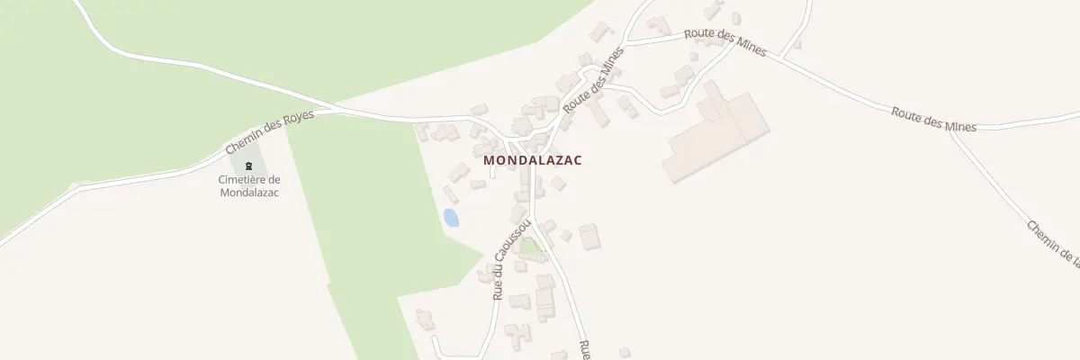 Plan du 5528 Mondalazac à Salles-la-Source