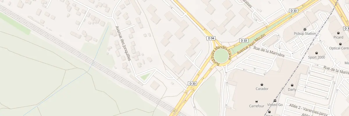 Plan du 7 Av Jean Moulin à Boussy-Saint-Antoine