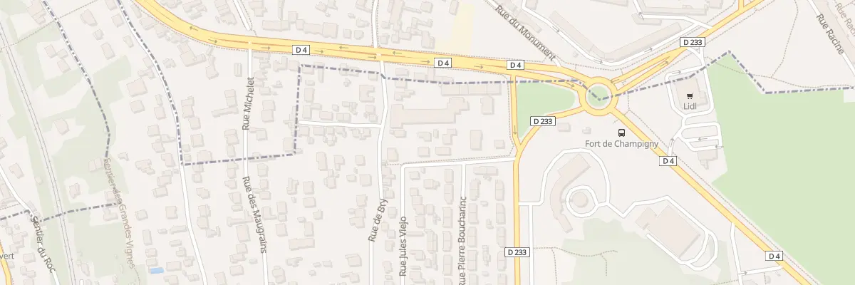 Plan du 124 Rue de Bry à Chennevières-sur-Marne