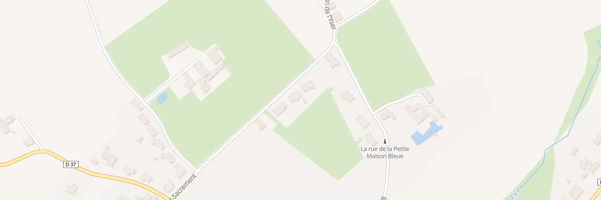 Plan du 536 Rue du St Sacrement à Herzeele