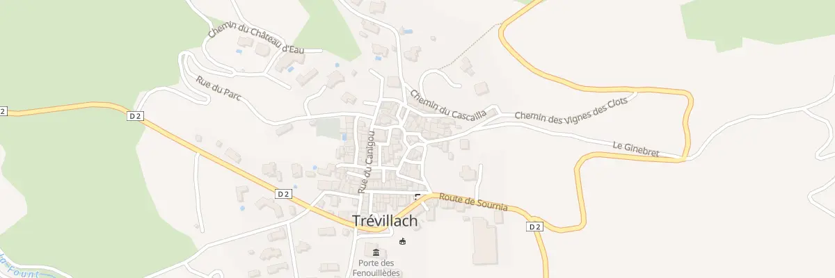 Plan du 1 Rue de Ferradou à Trévillach