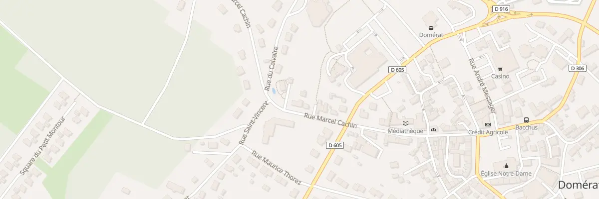 Plan du 36 Rue Marcel Cachin à Domérat