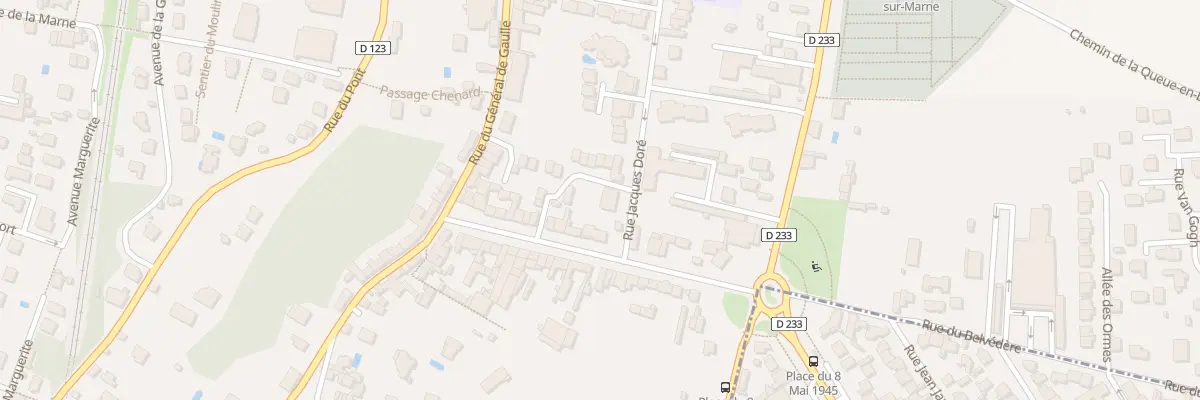 Plan du 36 Rue Jacques Doré à Chennevières-sur-Marne