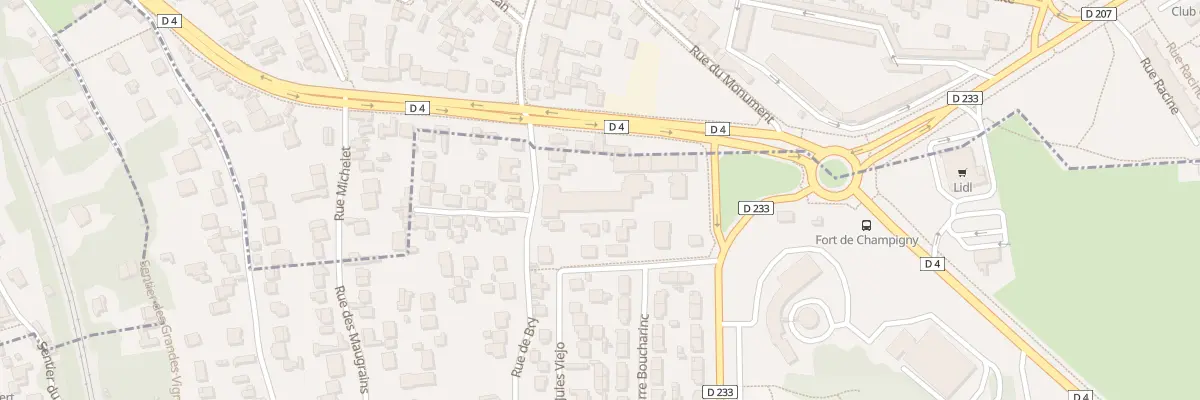 Plan du 108 Rue de Bry à Chennevières-sur-Marne