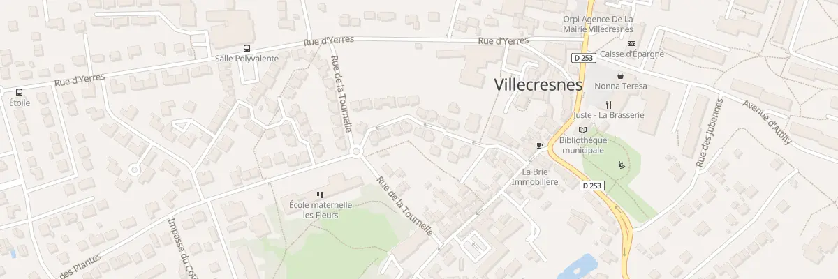 Plan du 9 Rue du Clos Saint Pierre à Villecresnes