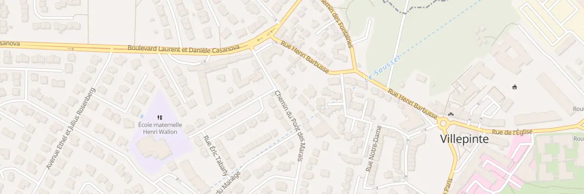 Plan du 39 Rue Henri Barbusse à Villepinte