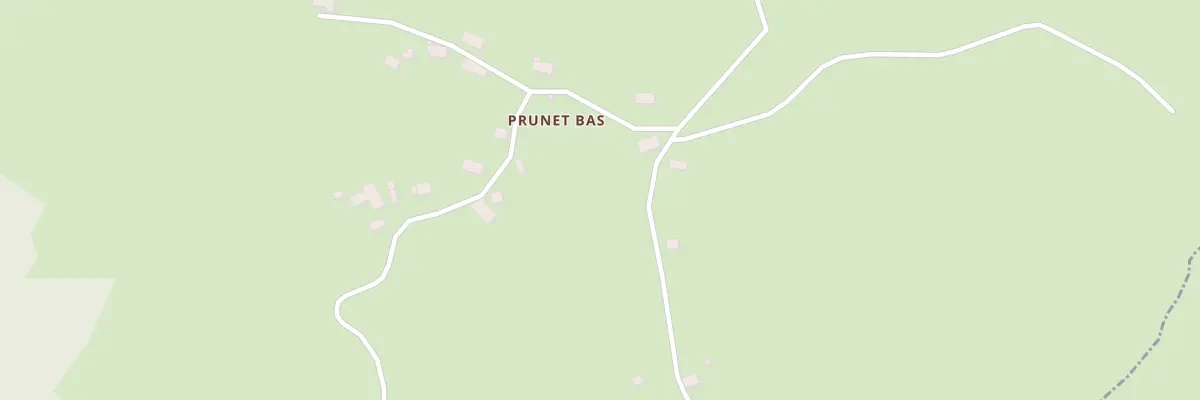 Plan du 1 Prunet Bas à Vebret