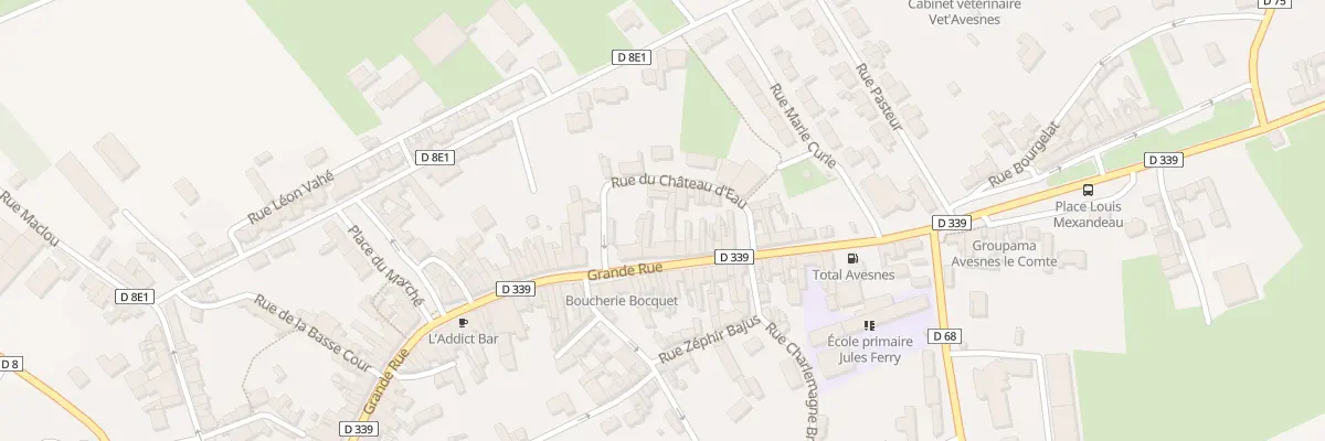 Plan du 144 Gr Grande Rue à Avesnes-le-Comte