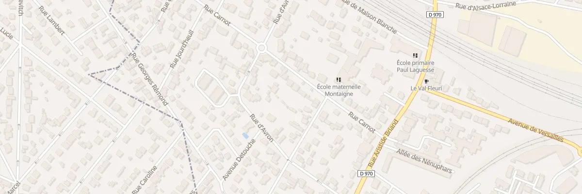 Plan du 24 Rue Carnot à Gagny