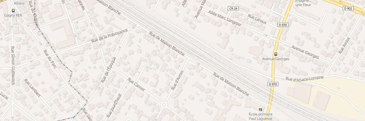 Plan du 43 Rue d’Avron à Gagny