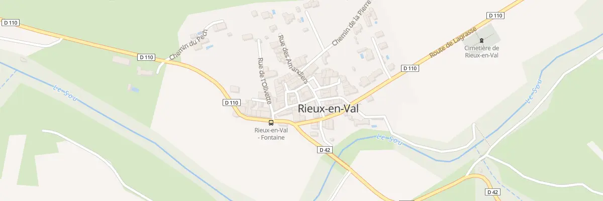 Plan du 6 Grand’Rue à Rieux-en-Val