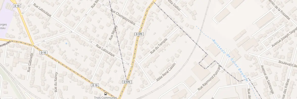 Plan du 3 Rue du Temple à Neuilly-sur-Marne