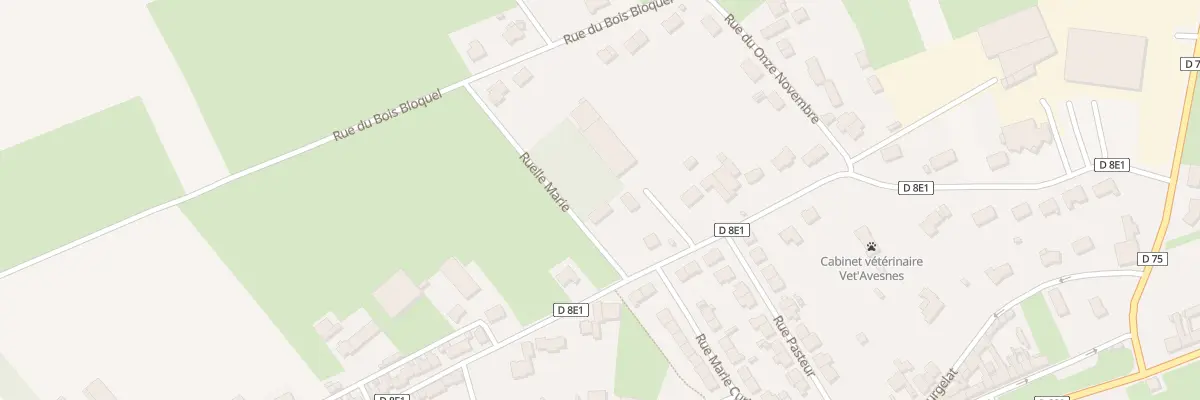 Plan du 62 Rue de la Poste à Avesnes-le-Comte