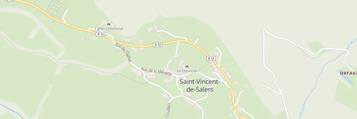 Plan du 5054 Le Bourg à Saint-Vincent-de-Salers