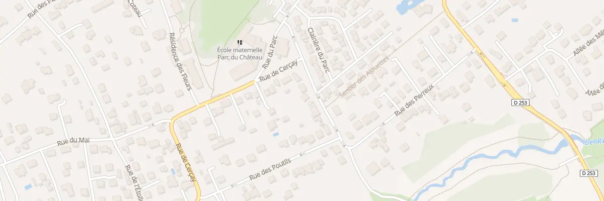 Plan du 6 Che de la Vallee à Villecresnes
