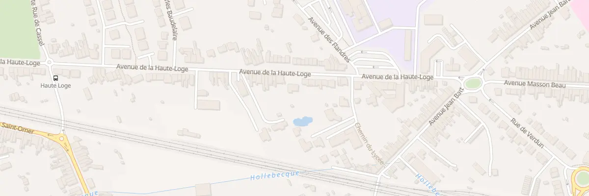 Plan du 61 Av de la Haute Loge à Hazebrouck