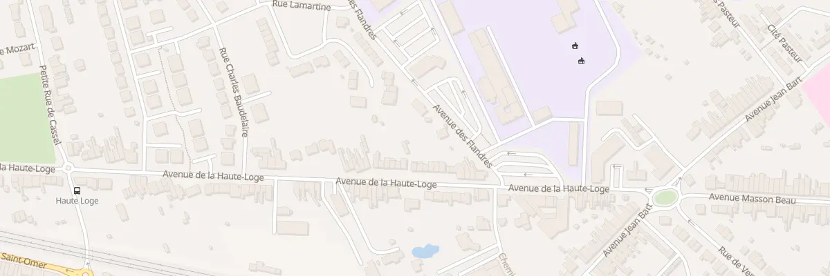 Plan du 30 Av de la Haute Loge à Hazebrouck