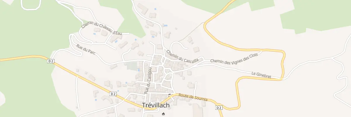 Plan du 2 Rue de la Citadelle à Trévillach