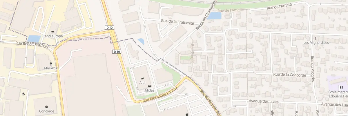Plan du 4 Rue Condorcet à Villiers-sur-Marne