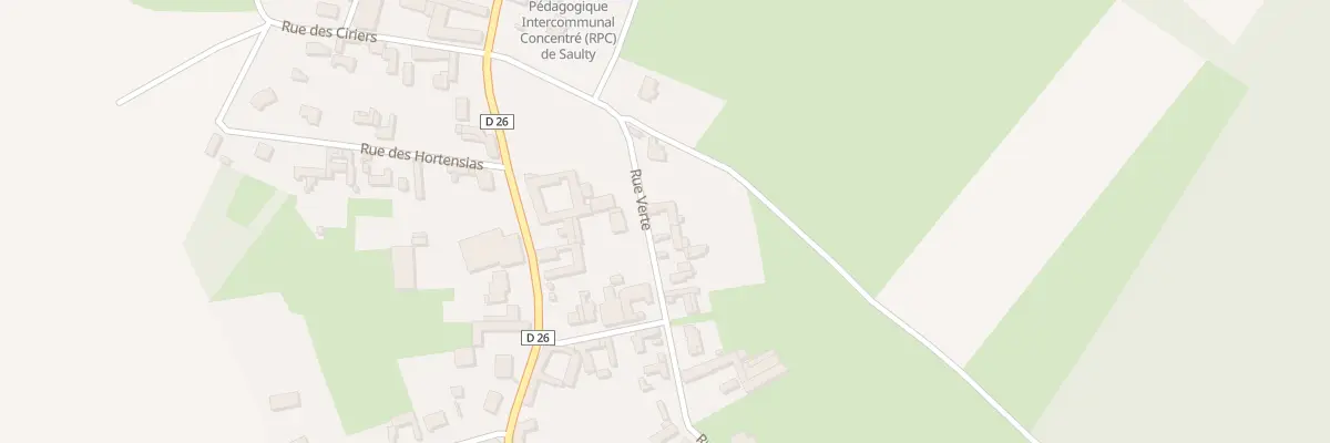 Plan du 175 Rue Verte à Saulty