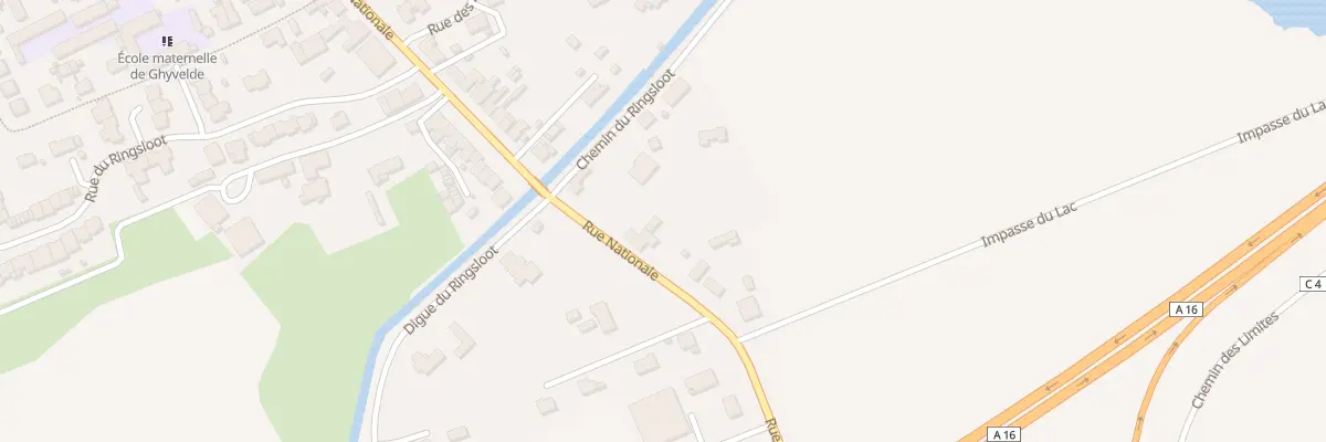 Plan du 3 Rue Nationale Les Moeres à Ghyvelde