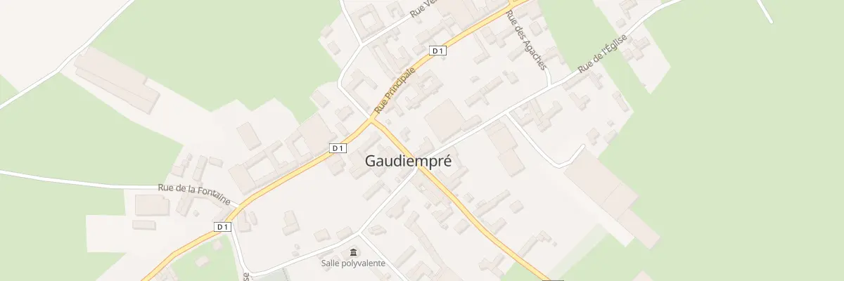 Plan du 15 Rue de l’Eglise à Gaudiempré