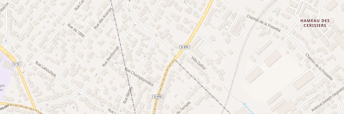 Plan du 80 Rue Aristide Briand à Gagny