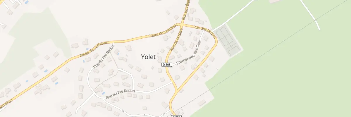 Plan du 5 Rue de la Gare à Yolet