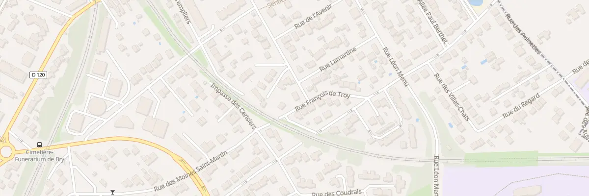 Plan du 14 Rue de la Garenne à Bry-sur-Marne
