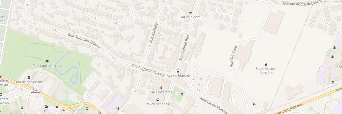 Plan du 17 Rue Gabriel Péri à Sevran