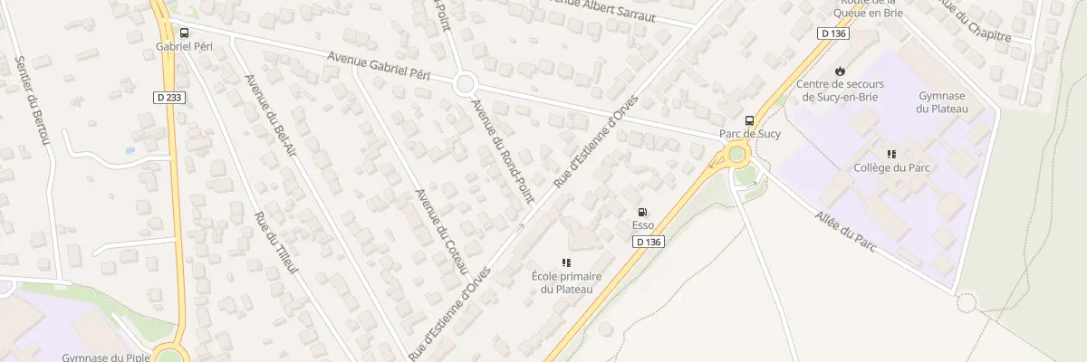 Plan du 15 Rue du Rond Point à Sucy-en-Brie