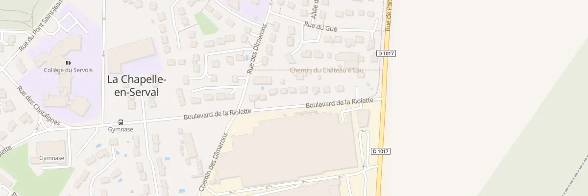 Plan du 119 Bd de la Riolette à La Chapelle-en-Serval