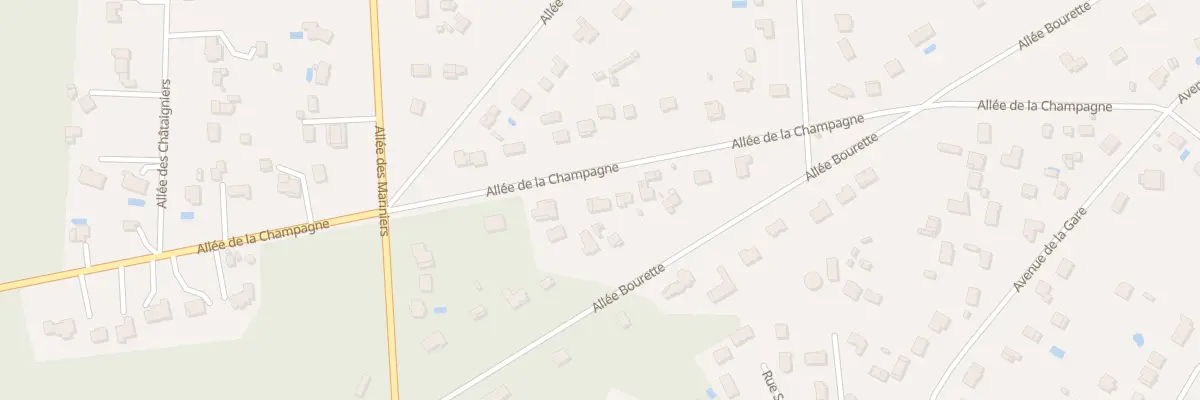 Plan du 15 All de Champagne à Saint-Fargeau-Ponthierry