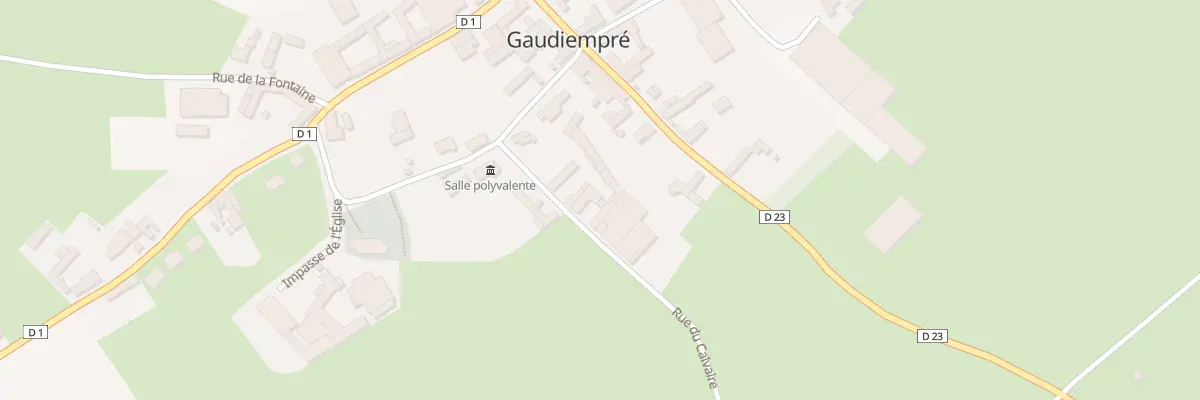 Plan du 3 Rue du Calvaire à Gaudiempré