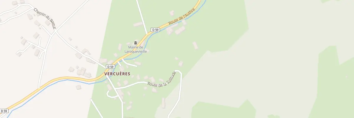 Plan du 11 Rte de la Solitude à Laroquevieille
