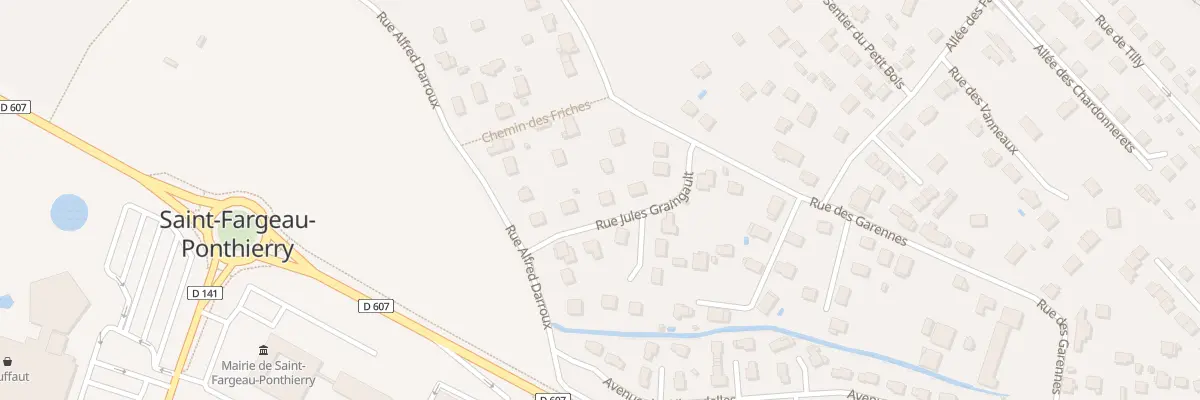 Plan du 6 Rue Jules Graingault à Saint-Fargeau-Ponthierry