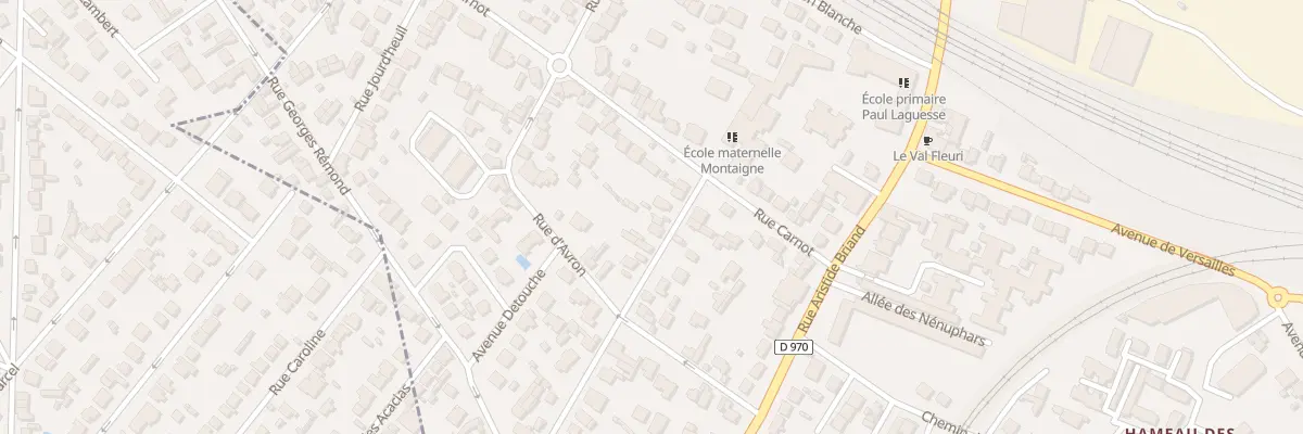 Plan du 4B Rue du Gal Gallieni à Gagny