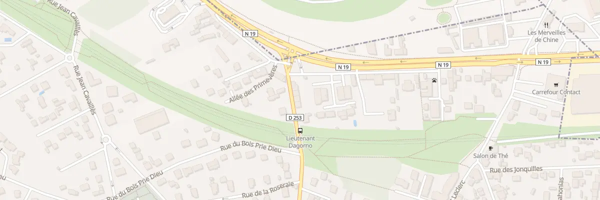 Plan du 5 Rue du Lieutenant Dagorno à Villecresnes