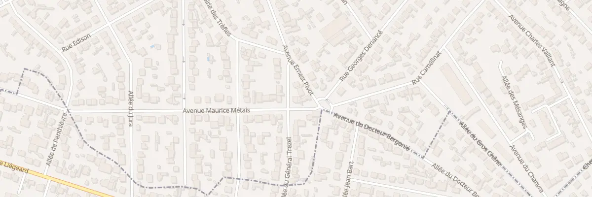 Plan du 4 Av Maurice Metais à Sevran