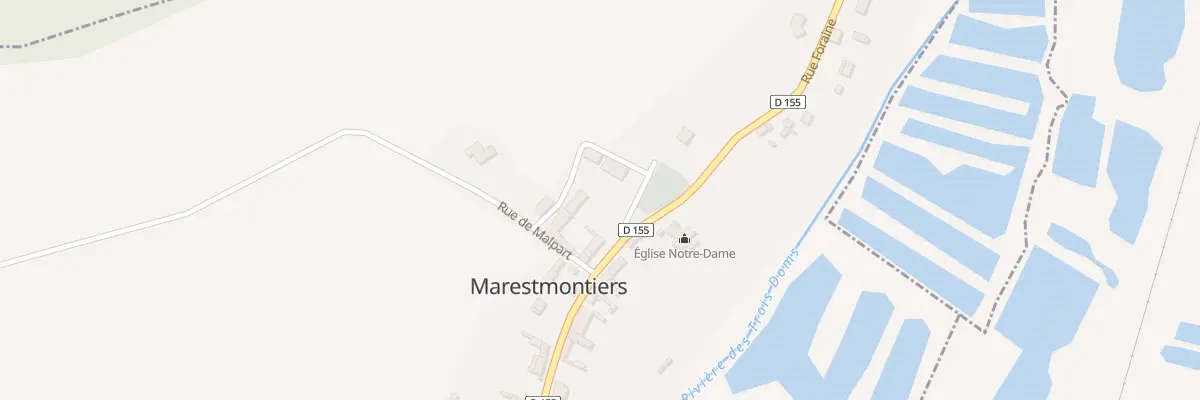 Plan du 8 Rue Foraine à Marestmontiers