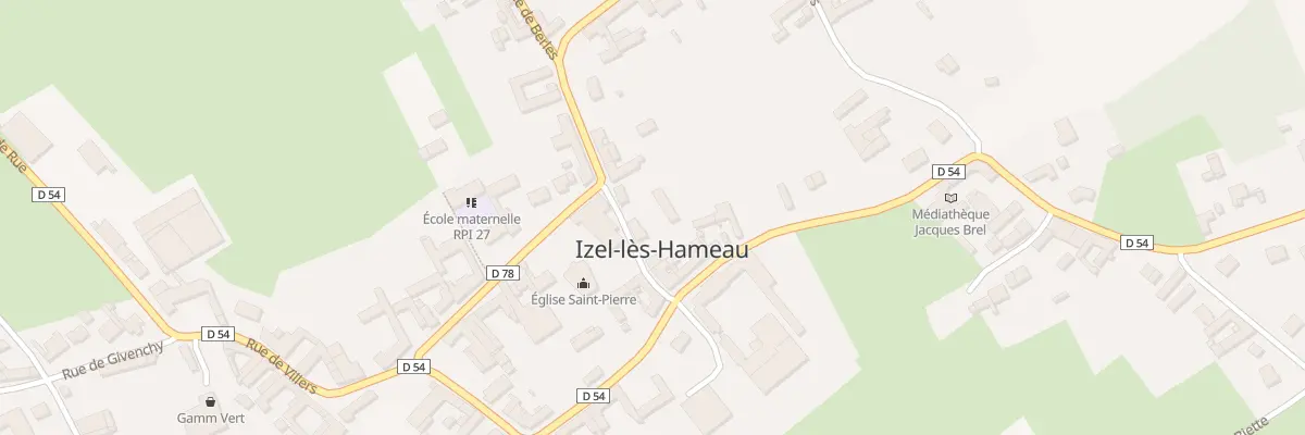 Plan du 5 Rue de l’Eglise à Izel-lès-Hameau